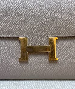 Alternative view of Hermes Constance Long Wallet Gris Asphalt Epsom