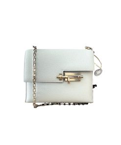 Hermes Mini Verrou Blue Brume Chevre
