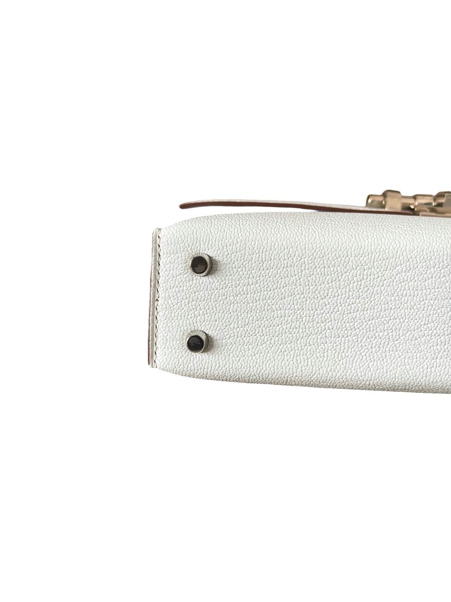 Hermes Mini Verrou Blue Brume Chevre - Image 8