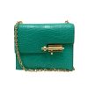 Hermes Mini Verrou Vert Jade Alligator