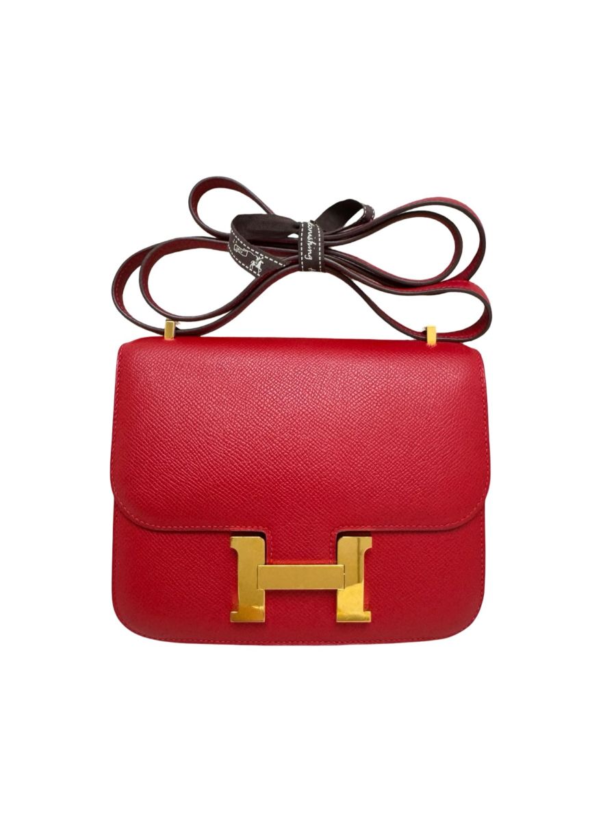 Hermes Constance 18 Rough Cassaque Epsom