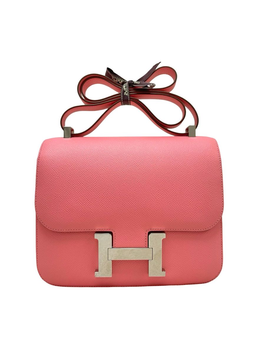 Hermes Constance 24 Rose Confetti Epsom