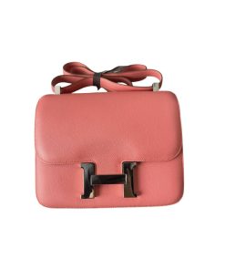 Hermes Constance 24 Flamingo Epsom