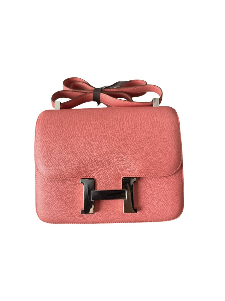 Hermes Constance 24 Flamingo Epsom