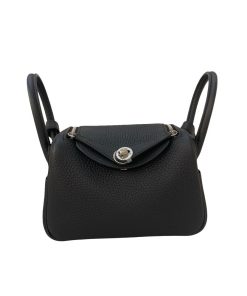 Hermes Mini Lindy Black Clemence