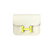 Hermes Constance Slim Nata Epsom (Jaune Citron Buckle)