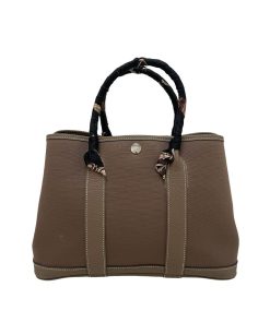 Hermes Garden Party 30 Etoupe Toile & Negonda