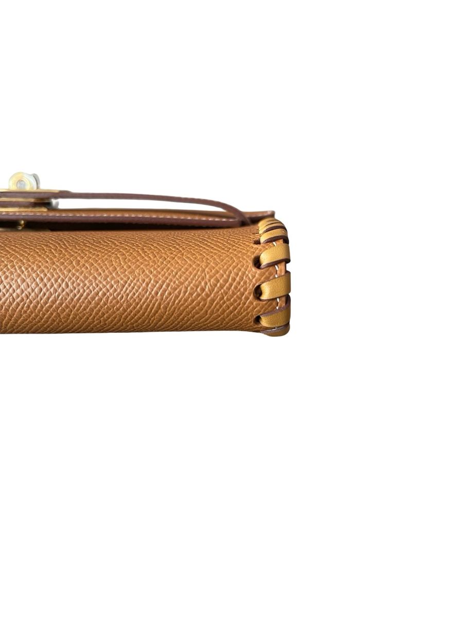 Hermes Kelly To Go Tressage Gold & Sesame / Epsom & Swift - Image 10