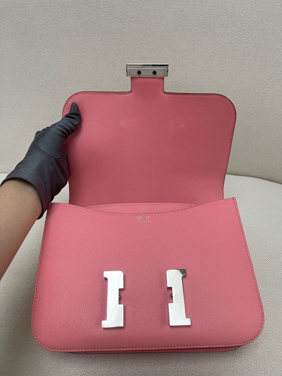Hermes Constance 24 Rose Confetti Epsom - Image 3