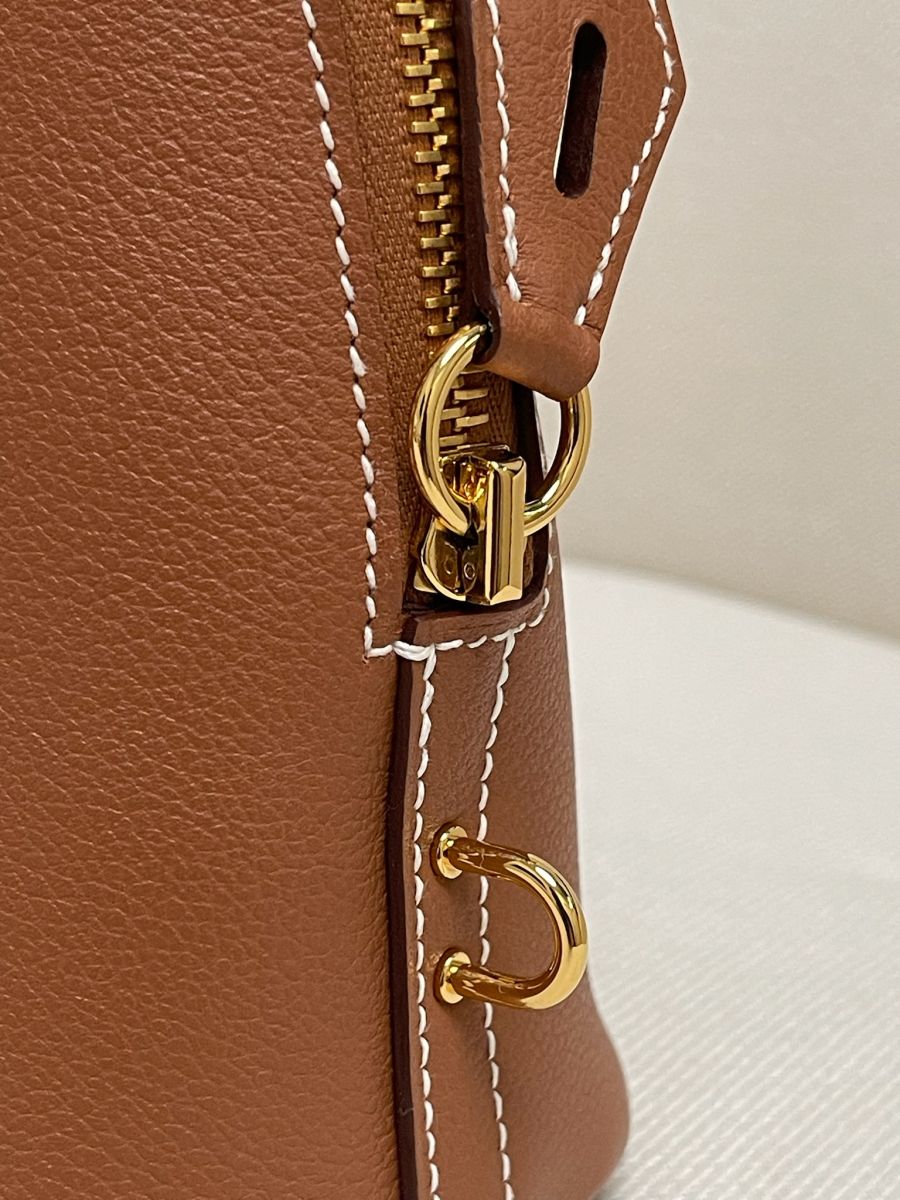 Hermes Bolide 25 Gold & Anemone Evercolor - Image 2