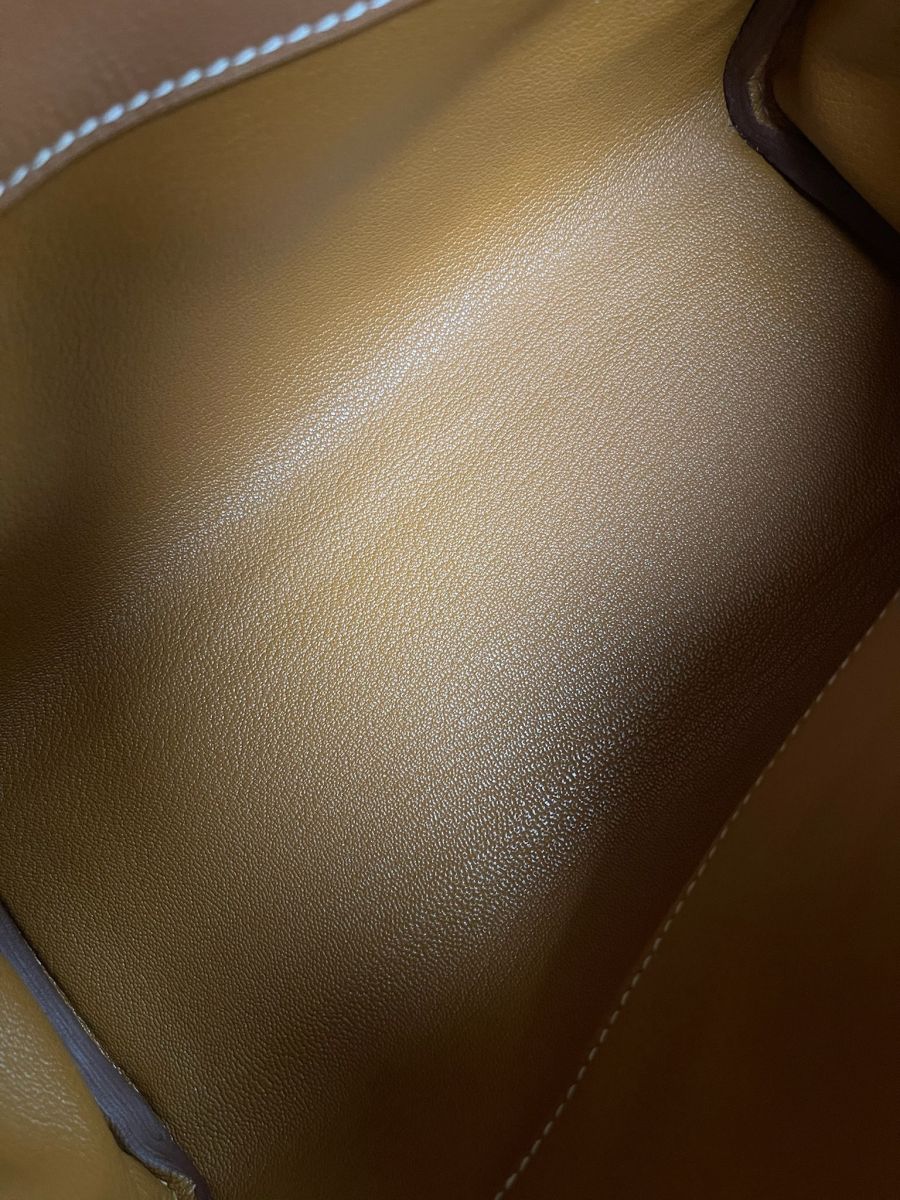 Hermes Kelly Messenger Gold Evercolor - Image 16