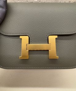 Alternative view of Hermes Constance Slim Gris Meyer Evercolor