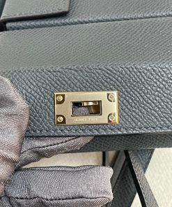 Alternative view of Hermes Kelly Multipocket To Go Pouch Ardoise Epsom