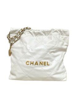 Chanel 22 White Small Lambskin