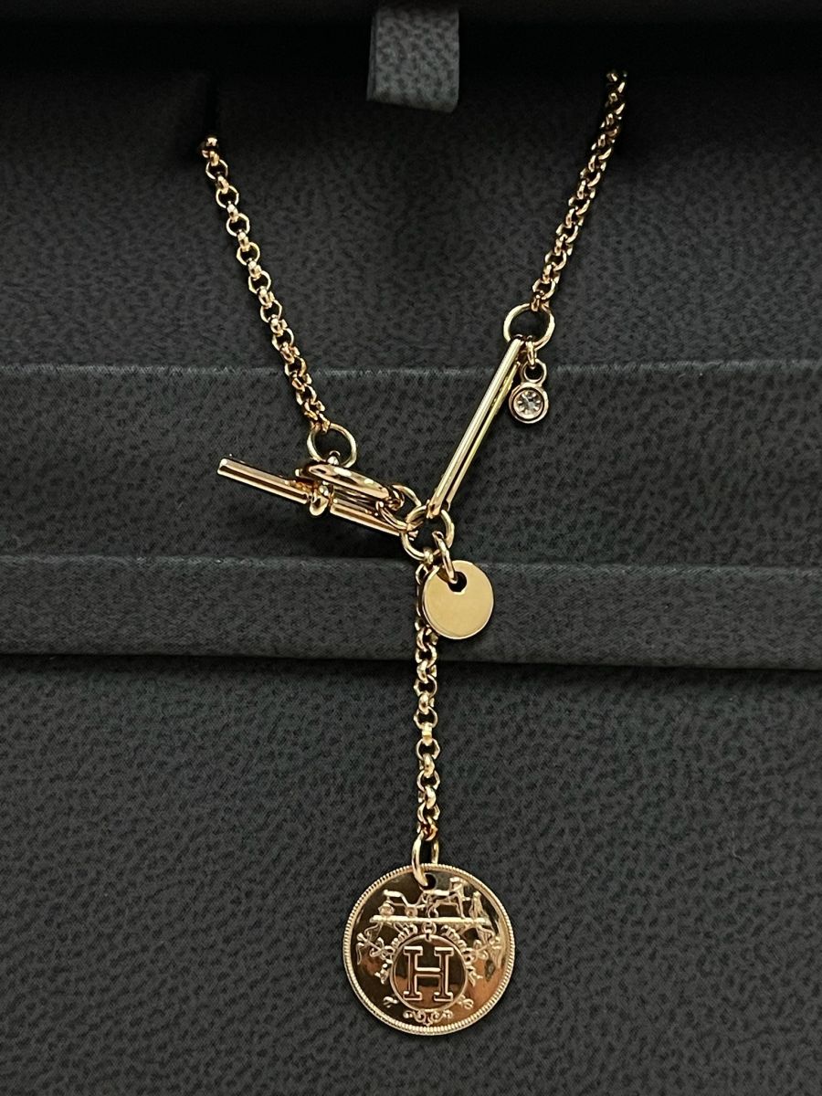 Hermes Ex-Libris Pendant with 1 Diamond - Image 2