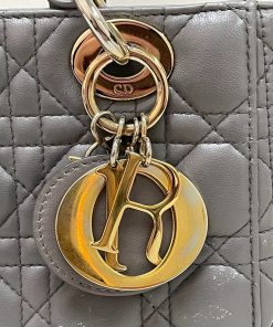 Alternative view of Dior Lady Dior Grey Lambskin Small