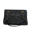 Chanel CC Timeless Black Caviar Grained Calfskin Tote Bag