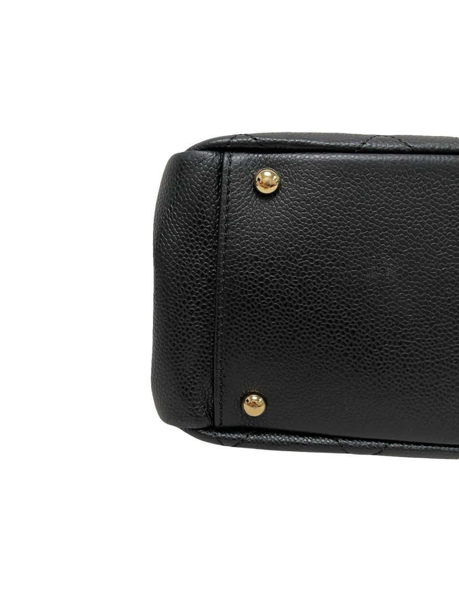 Chanel CC Timeless Black Caviar Grained Calfskin Tote Bag - Image 8