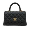 Chanel Coco Top Handle Black Caviar Small