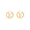Louis Vuitton Logo Hoop Earring PM