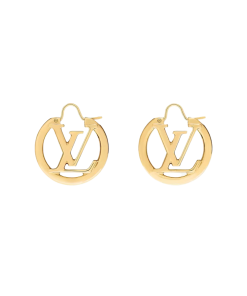 Louis Vuitton Logo Hoop Earring PM