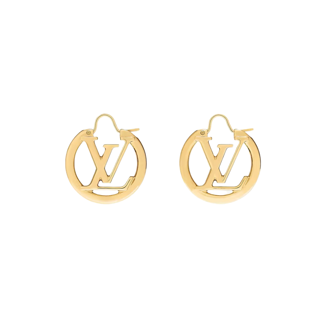 Louis Vuitton Logo Hoop Earring PM