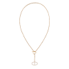 Hermes Collier Chaine D'Ancre Contour Pendant with Diamond