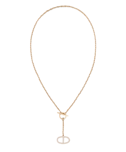 Hermes Collier Chaine D'Ancre Contour Pendant with Diamond