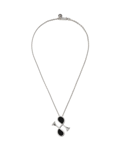 Hermes Cor H Pendant Black Swift