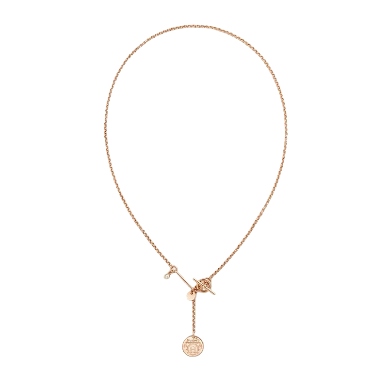 Hermes Ex-Libris Pendant with 1 Diamond