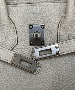Alternative view of Hermes Birkin 25 Beton Togo