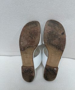 Alternative view of Hermes Devise Sandal White