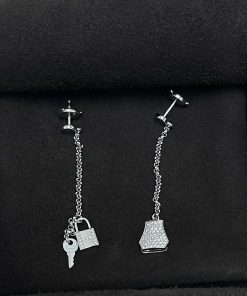 Alternative view of Hermes Kelly Clochette Earring White Gold with Diamonds