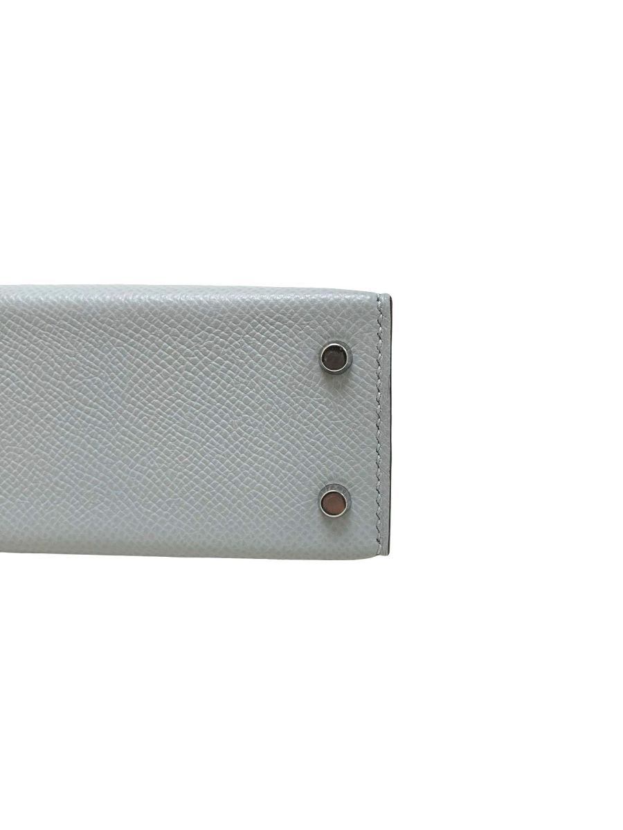 Hermes Kelly 20 Blue Glacier Epsom - Image 10