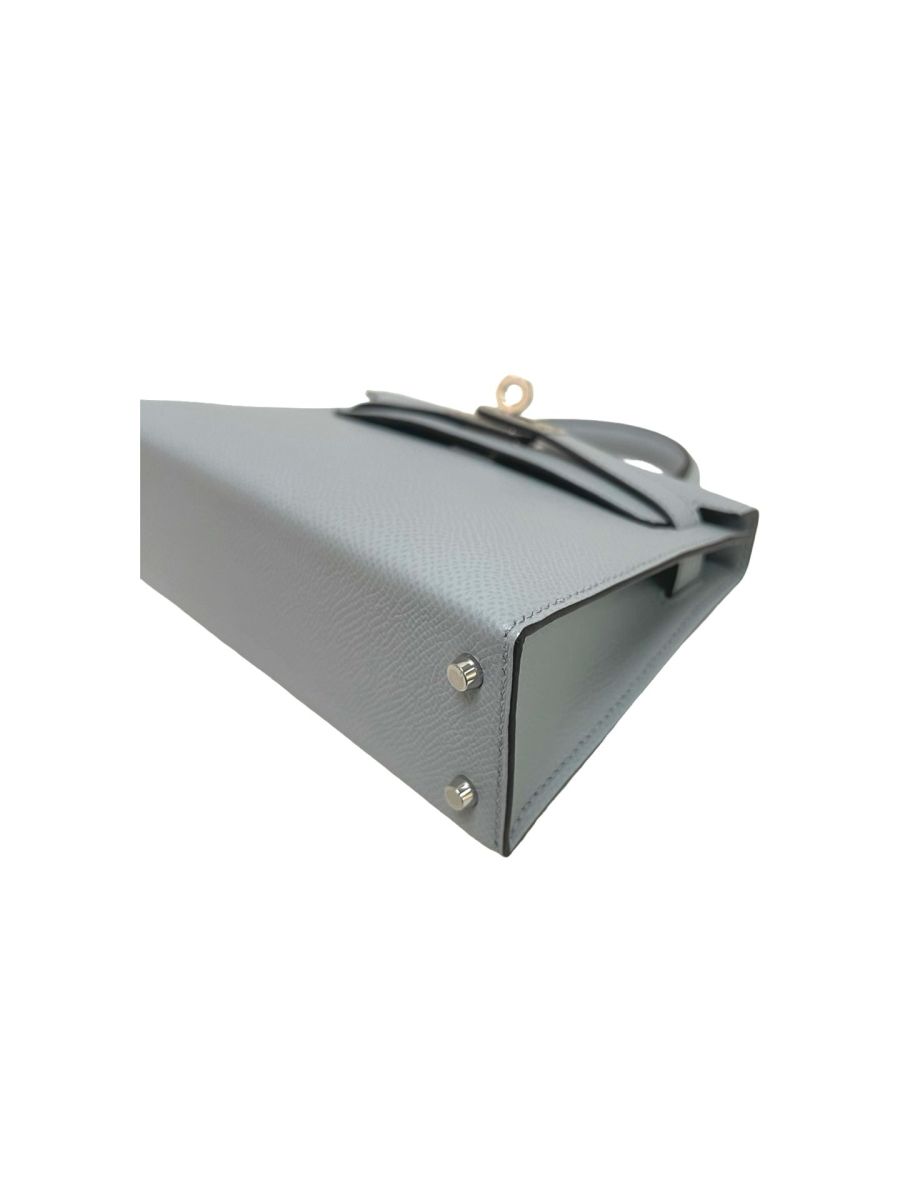 Hermes Kelly 20 Blue Glacier Epsom - Image 14