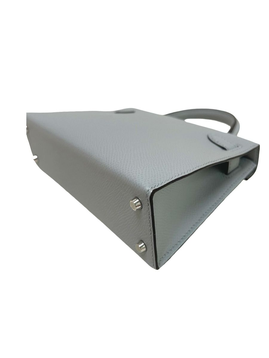 Hermes Kelly 20 Blue Glacier Epsom - Image 12