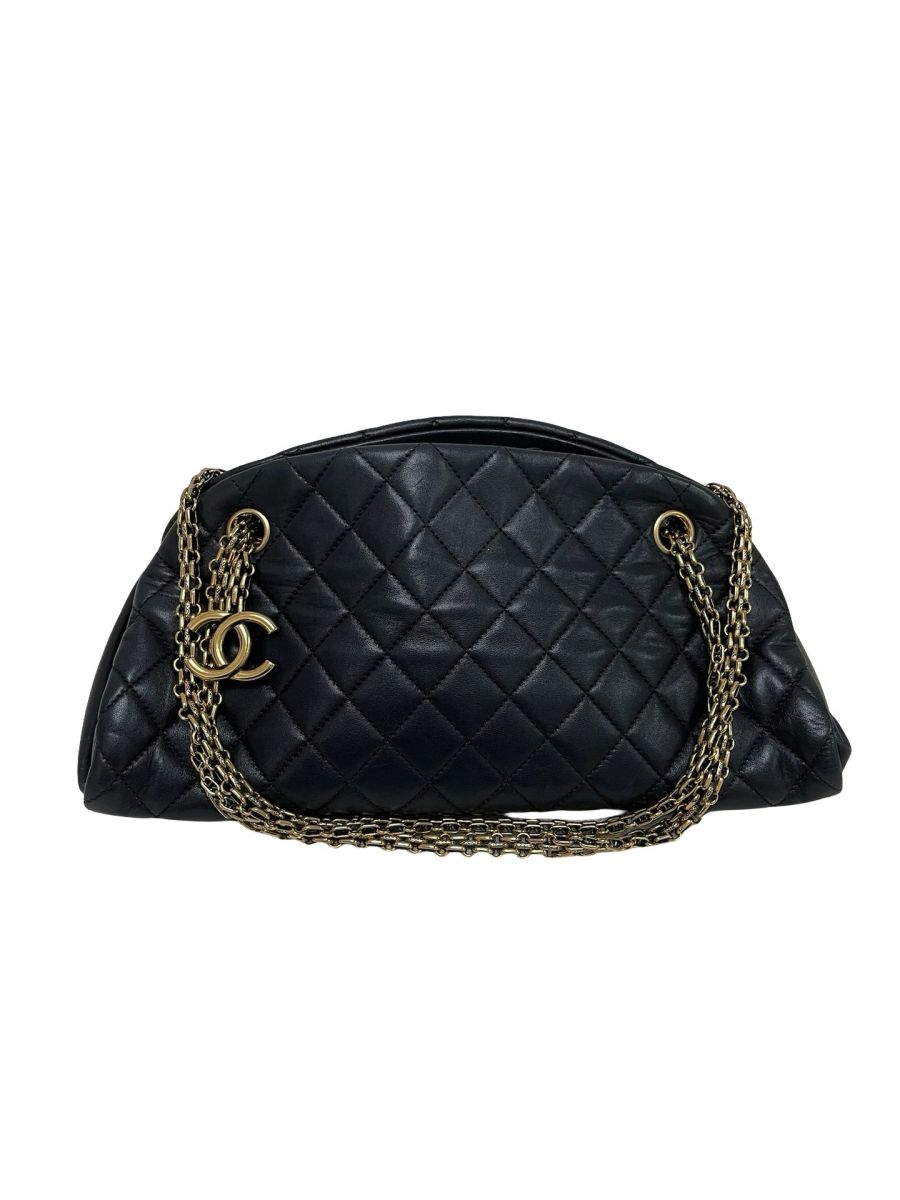 Chanel Mademoiselle Bowler Black Lambskin