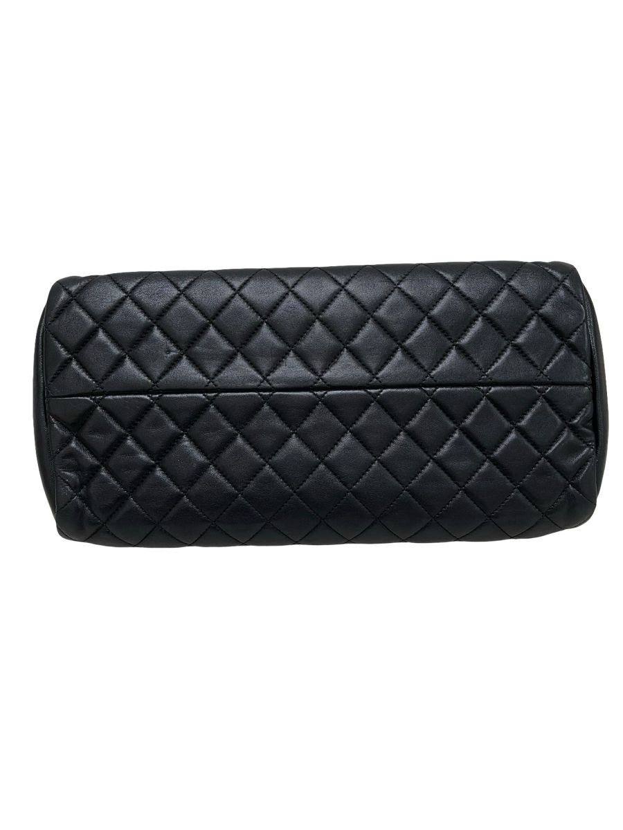 Chanel Mademoiselle Bowler Black Lambskin - Image 6