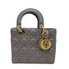 Dior Lady Dior Grey Lambskin Small
