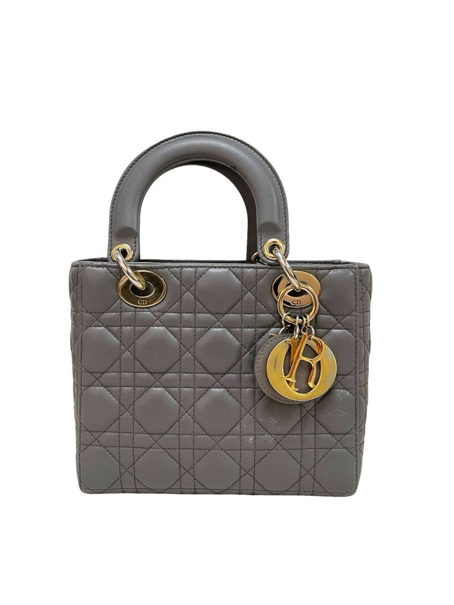 Dior Lady Dior Grey Lambskin Small