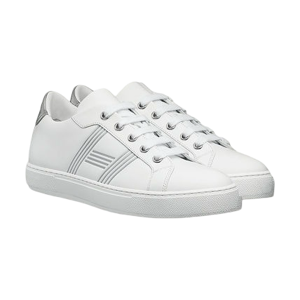 Hermes Avantage Sneaker White & Silver