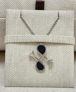 Alternative view of Hermes Cor H Pendant Black Swift