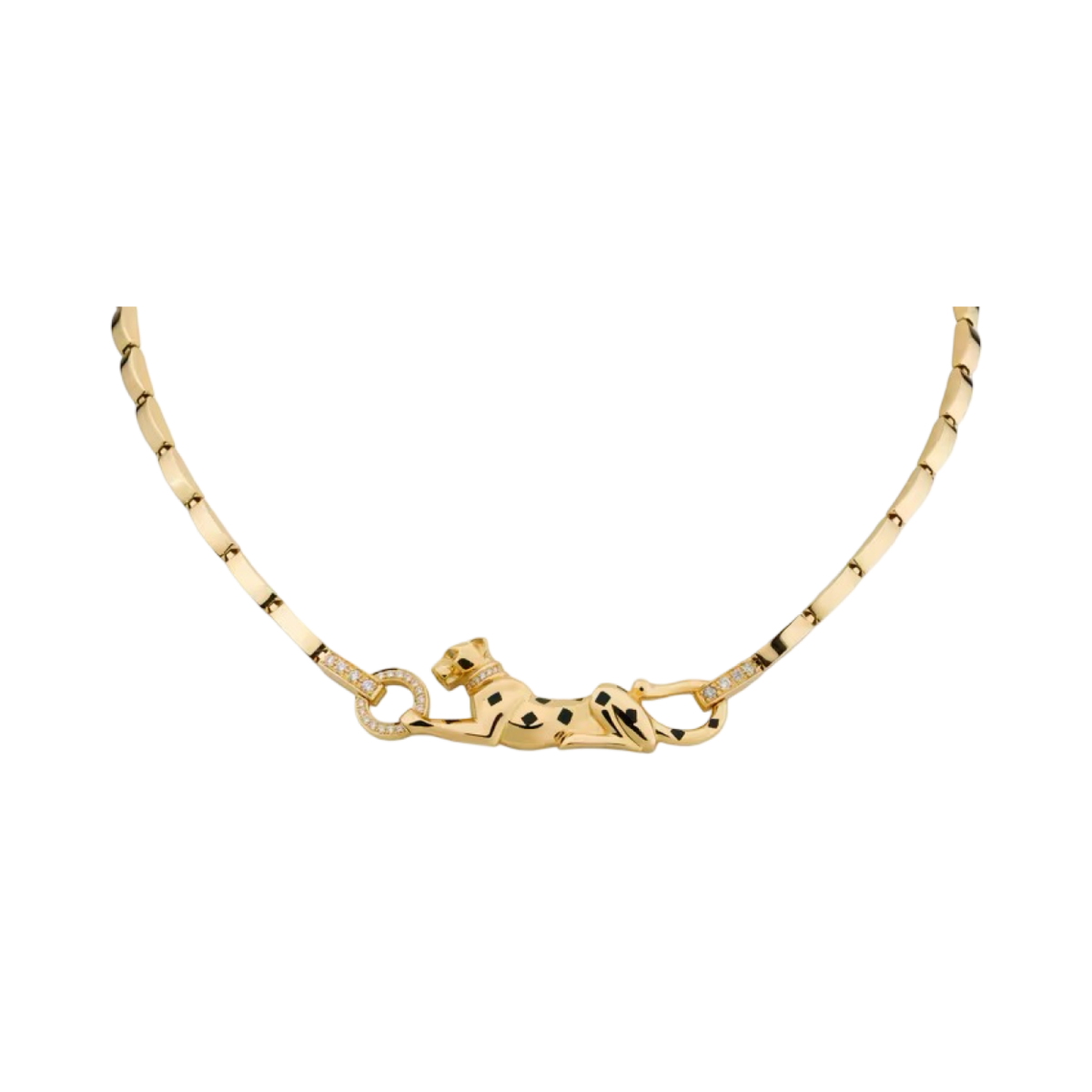 Cartier Panthere De Cartier Pendant Yellow Gold with Diamonds