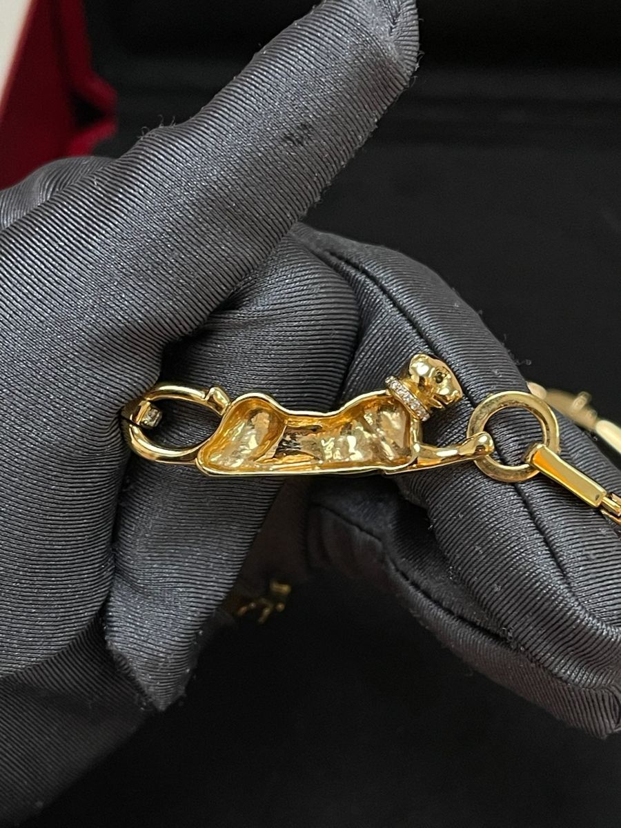 Cartier Panthere De Cartier Pendant Yellow Gold with Diamonds - Image 3